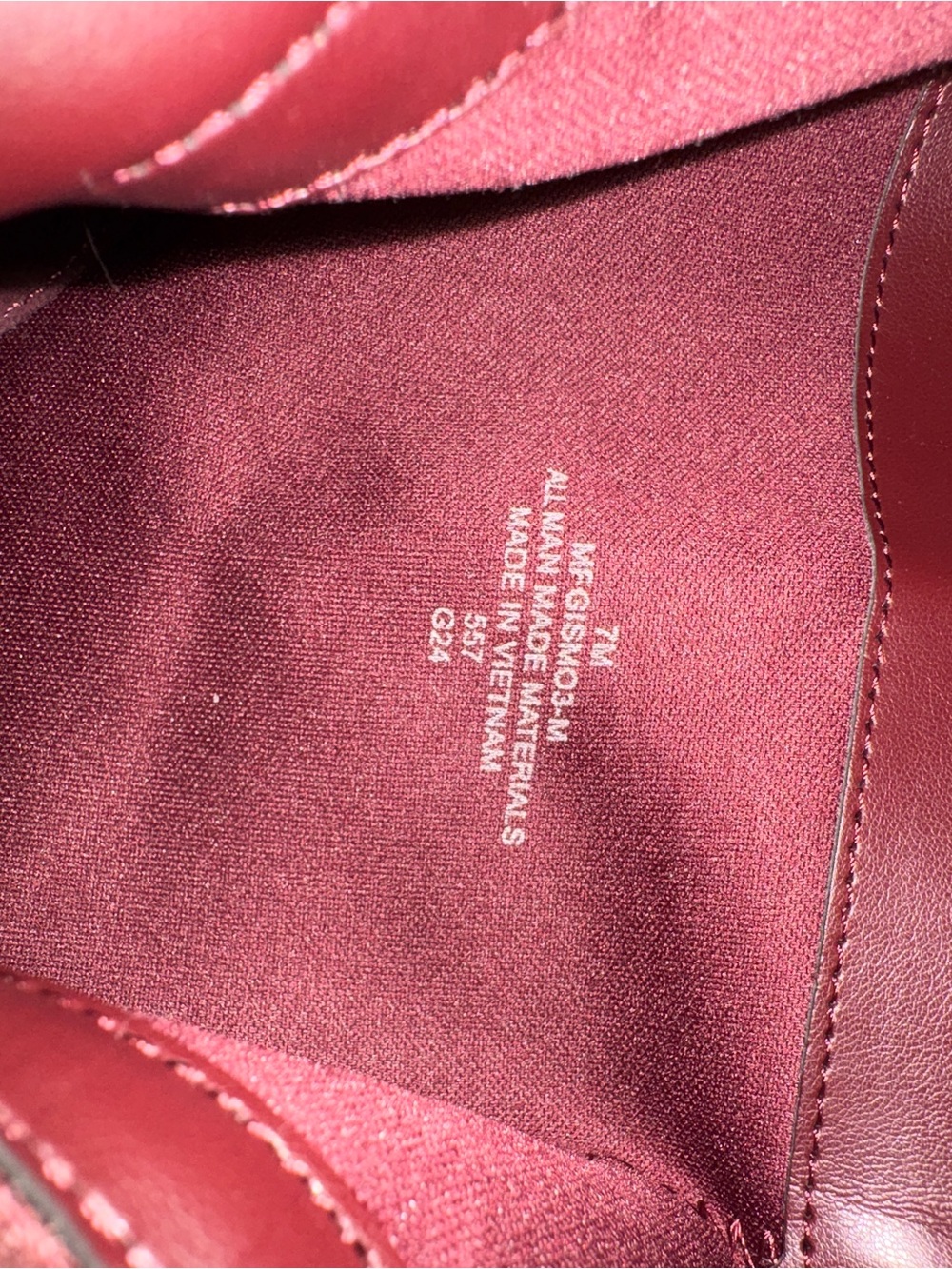 Marc Fisher Burgundy Pointed Toe Ankle Booties - Picture 4 of 4